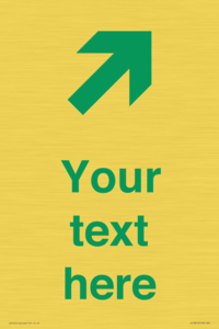 Custom Safe Condition inverse: Green Up right arrow